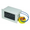 Амперметр-вольтметр цифровой AC200-450V/ 100A сине-желтого свечения D85-2042A, корпус белый