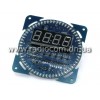 Часы-термометр цифровые со светодиодами по кругу FC-209
